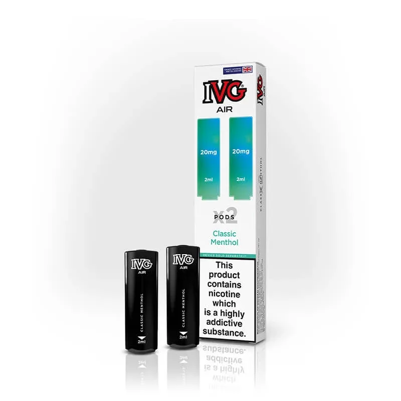 IVG Air Classic Menthol Prefilled Vape Pods - 20mg