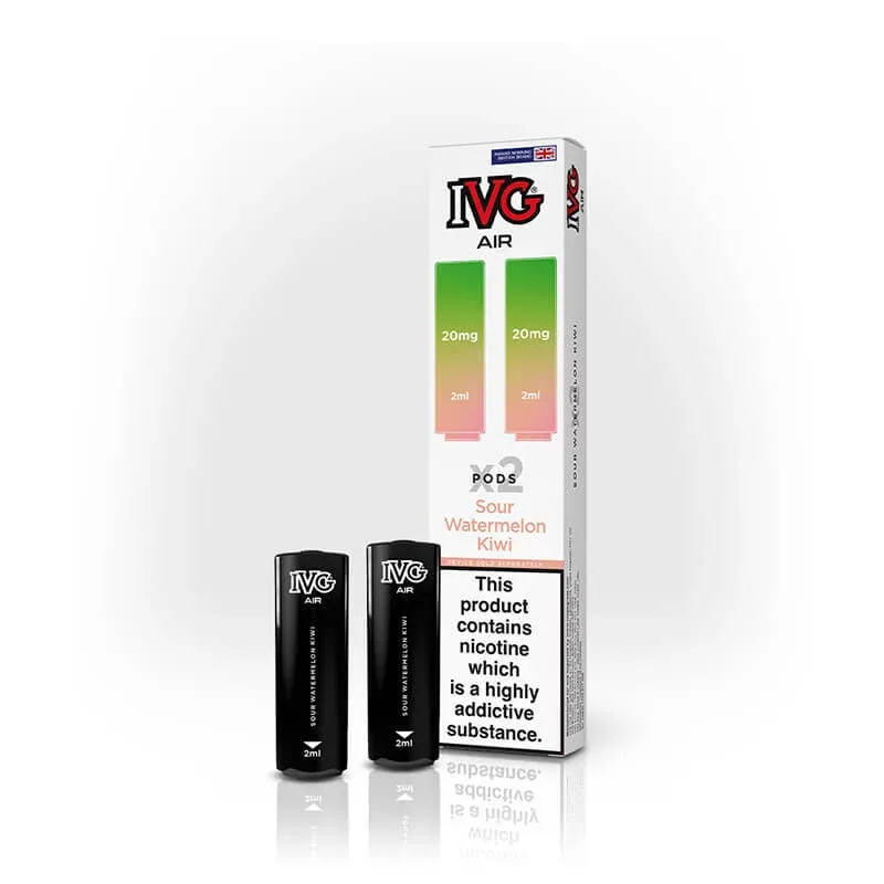 IVG Air Sour Watermelon Kiwi Prefilled Vape Pods - 20mg