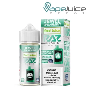 Jewel Spearmint Pod Juice X Raz TFN 100ml