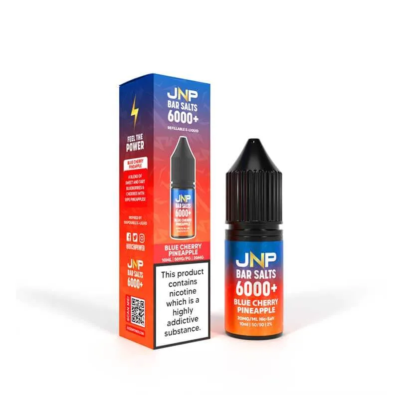 Juice N Power Bar Salts 6000+ Blueberry Cherry Cranberry 10ml E-Liquid