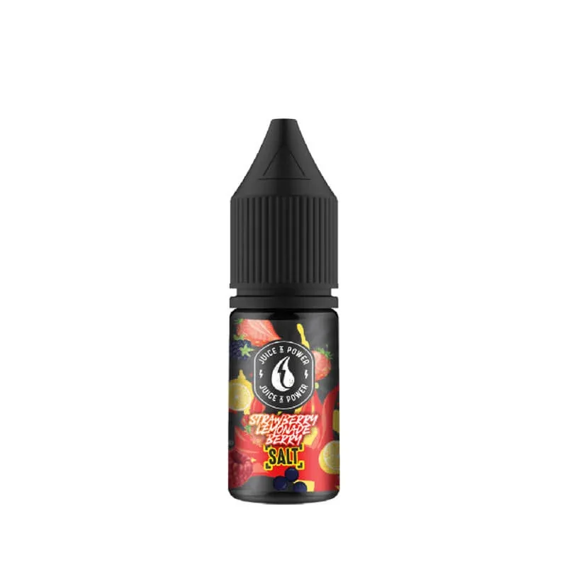 Juice N Power Strawberry Lemonade Berries Nic Salt E-Liquid