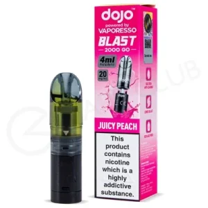 Juicy Peach Dojo Blast 2000 Go Refill Pod