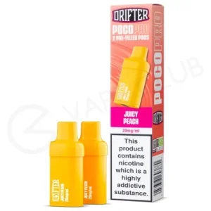Juicy Peach Drifter Poco Pro Prefilled Pods