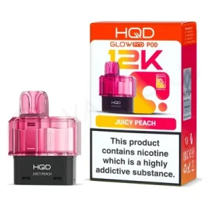 Juicy Peach HQD Glow Pro 12K Refill Pod