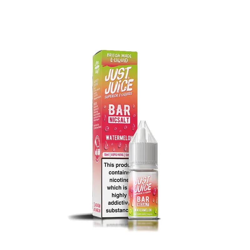 Just Juice Bar Range Watermelon 10ml Nic Salt E-Liquid