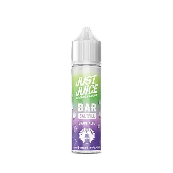 Just Juice Bar Saltfill Grape Aloe Shortfill 40ml E-Liquid