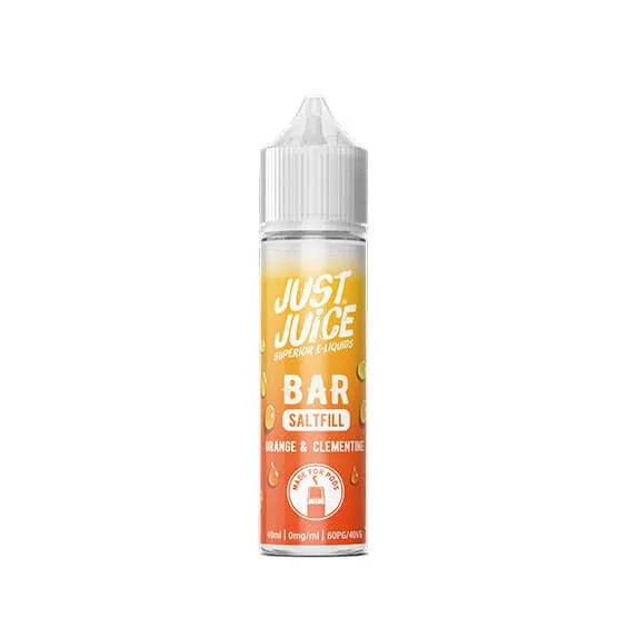 Just Juice Bar Saltfill Orange & Clementine Shortfill 40ml E-Liquid