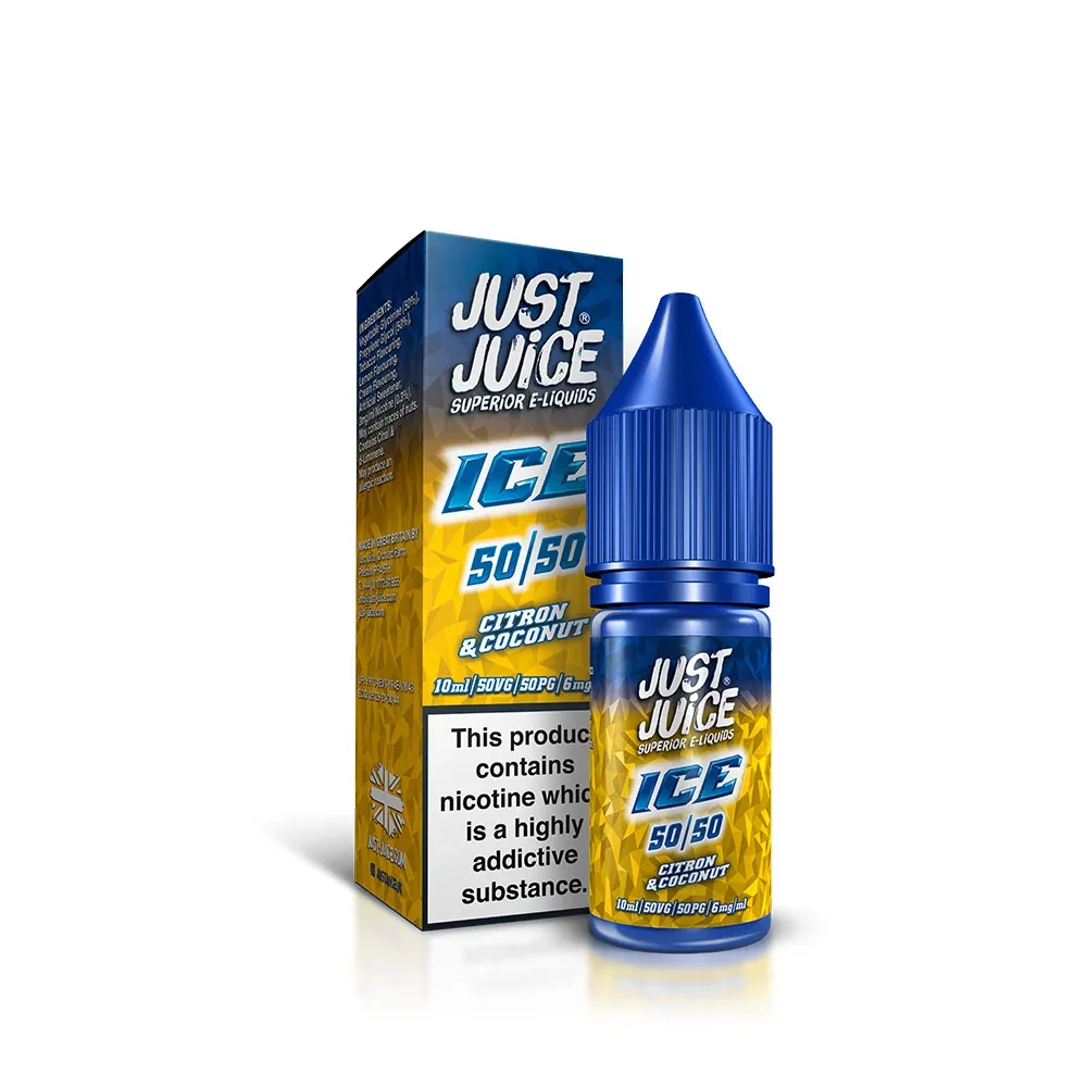 Just Juice Citron & Coconut Ice 10ml 50/50 E-Liquid - Image 2