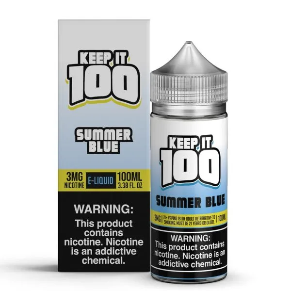 Keep It 100 Summer Blue E-liquid - (100mL)