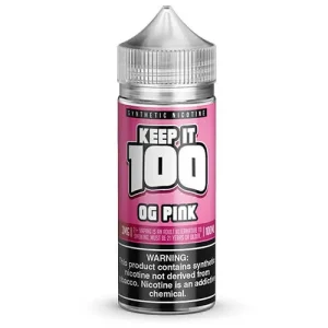 Keep It 100 Synthetic E-juice - Pink
