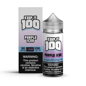 Keep It 100 Synthetic E-juice- Purple Iced