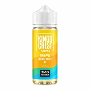 King's Crest Fruits – Pineapple Apricot Lychee Ice 120mL