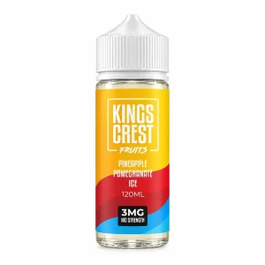 King's Crest Fruits – Pineapple Pomegranate Ice 120mL