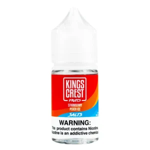 KING'S CREST FRUITS- STRAWBERRY PEACH ICE 30ml Salt