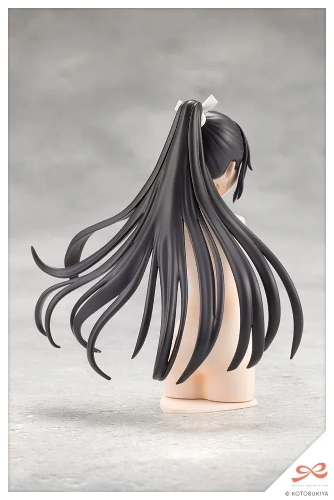 Kotobukiya Sosai Shojo Teien 1/10 Scale Hime Cut Ponytail Wig Model 88mm High - Image 2