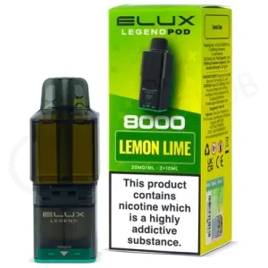 Lemon Lime Elux Legend 8000 Prefilled Pod