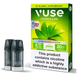 Lemon & Lime Extra Intense Vuse Prefilled Pods