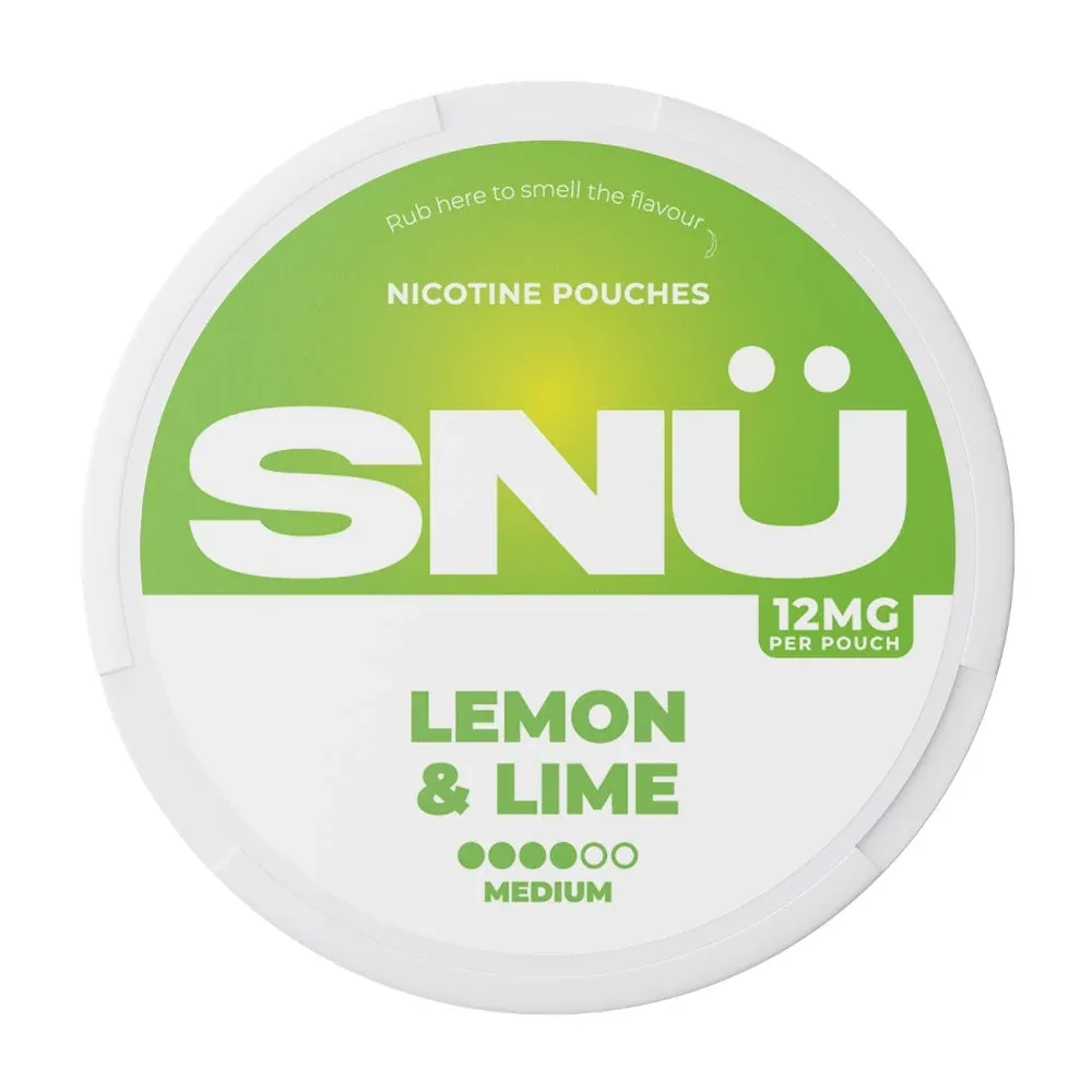 Lemon & Lime Nicotine Pouches by SNU (20pk)