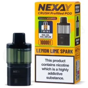 Lemon Lime Spark Nexay Crush 10K Refill Pod