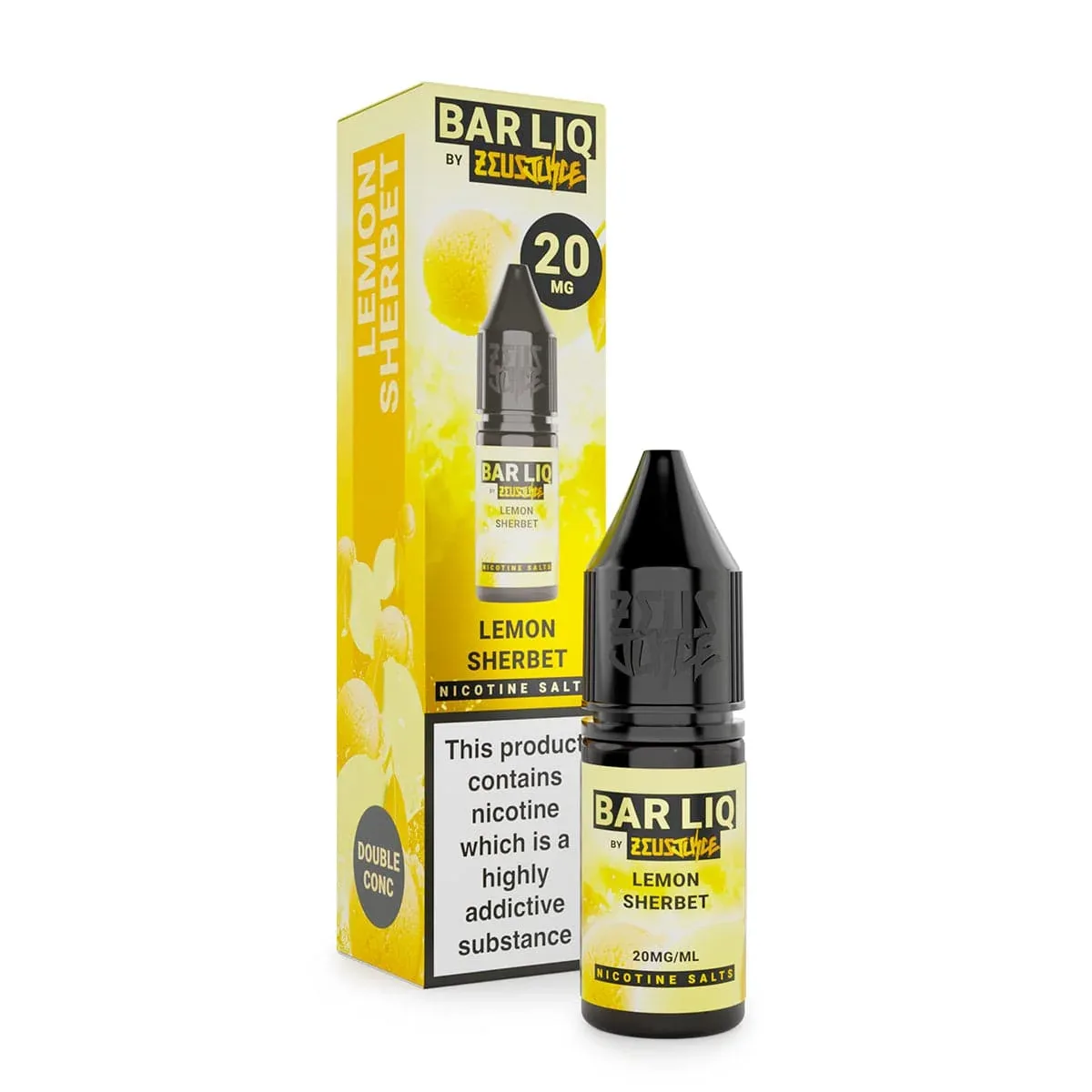 Lemon Sherbert Nic Salt Bar Liq By Zeus Juice