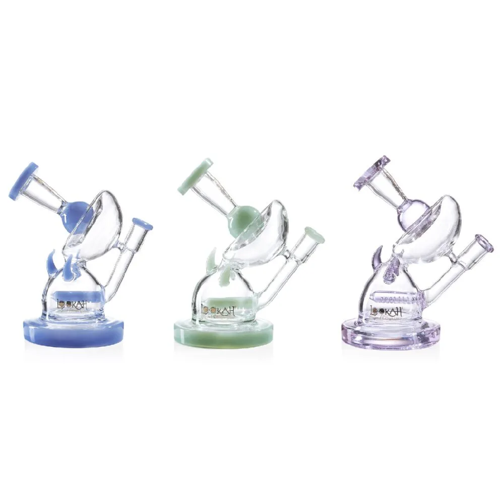 Lookah (Dab Rig) 7″ Mini Unique Recycler Water Pipe