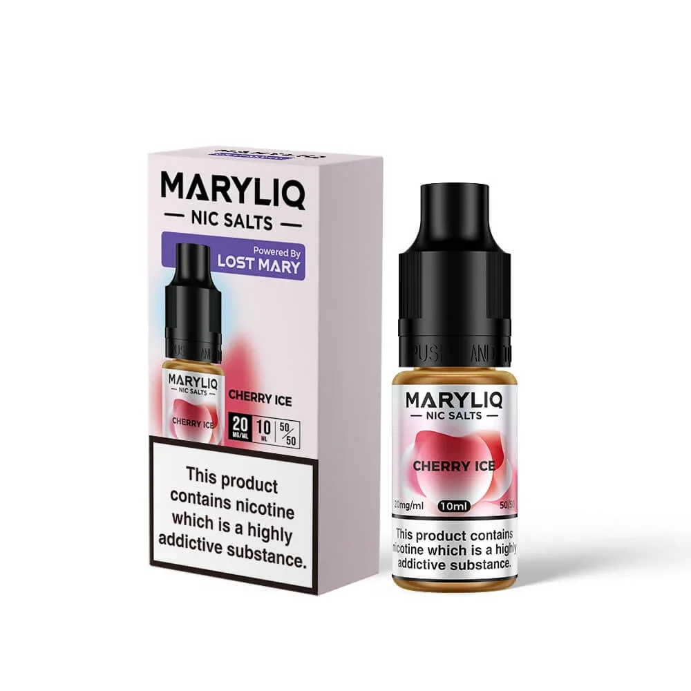Lost Mary Maryliq Cherry Ice 10ml Nic Salt E-Liquid - Image 2