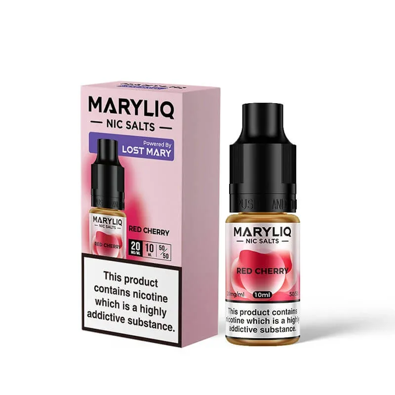 Lost Mary Maryliq Red Cherry 10ml Nic Salt E-Liquid - Image 2