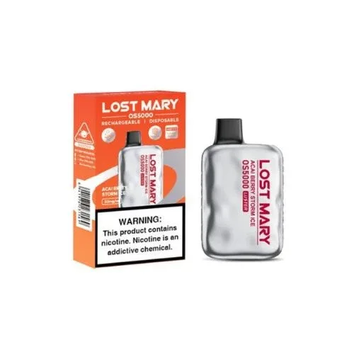 Lost Mary OS5000 Luster Edition - Disposable Vape Device - Acai Berry Storm Ice