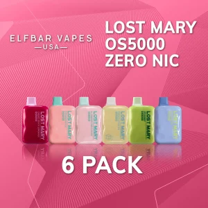 Lost Mary OS5000 Zero Nicotine – 6 Pack