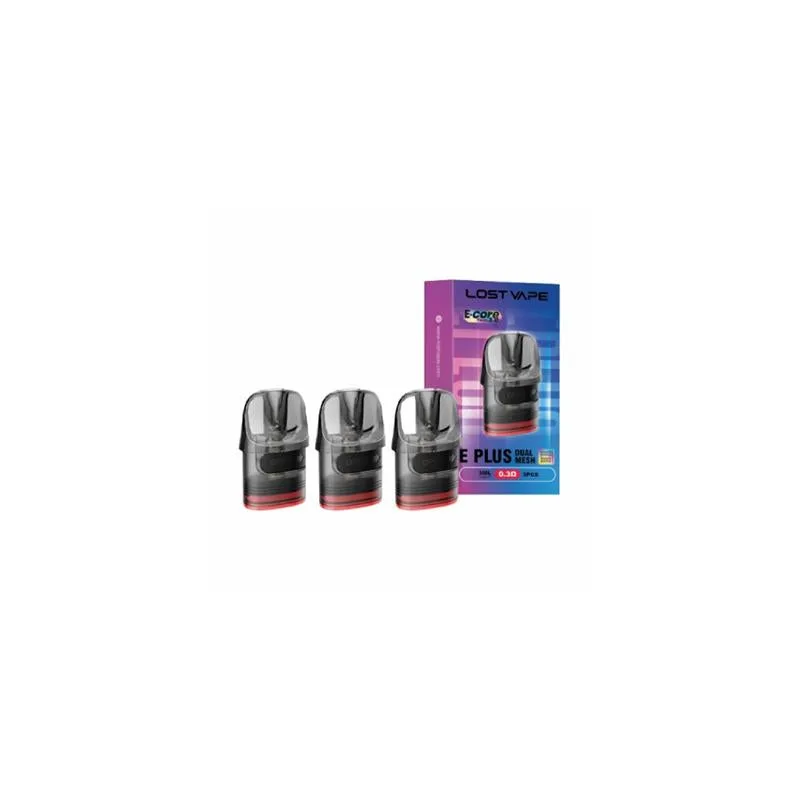 Lost Vape E Plus Dual Mesh Replacement Pods (3-Pack)