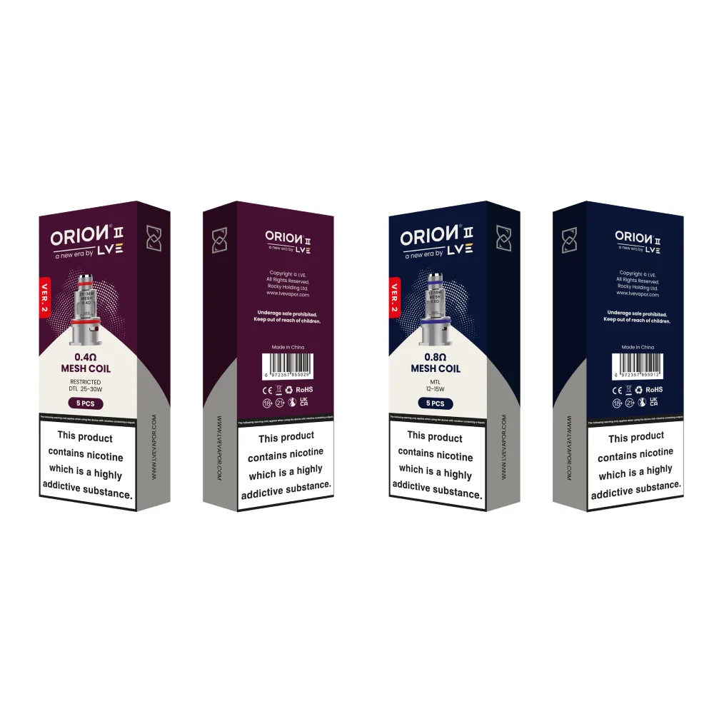 LVE Orion II V2 Mesh Replacement Coils (5-Pack)