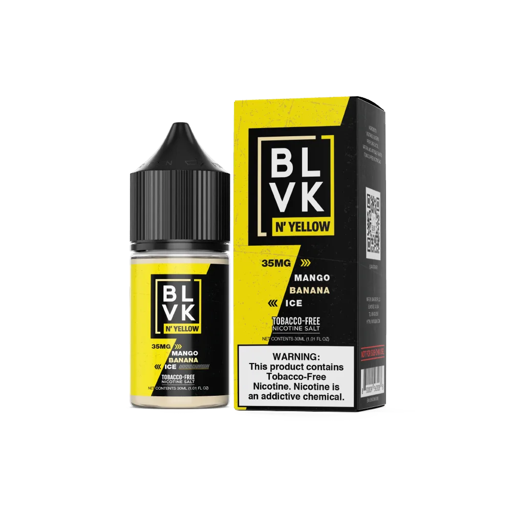 Mango Banana Ice by BLVK N' Yellow TFN Salt 30mL