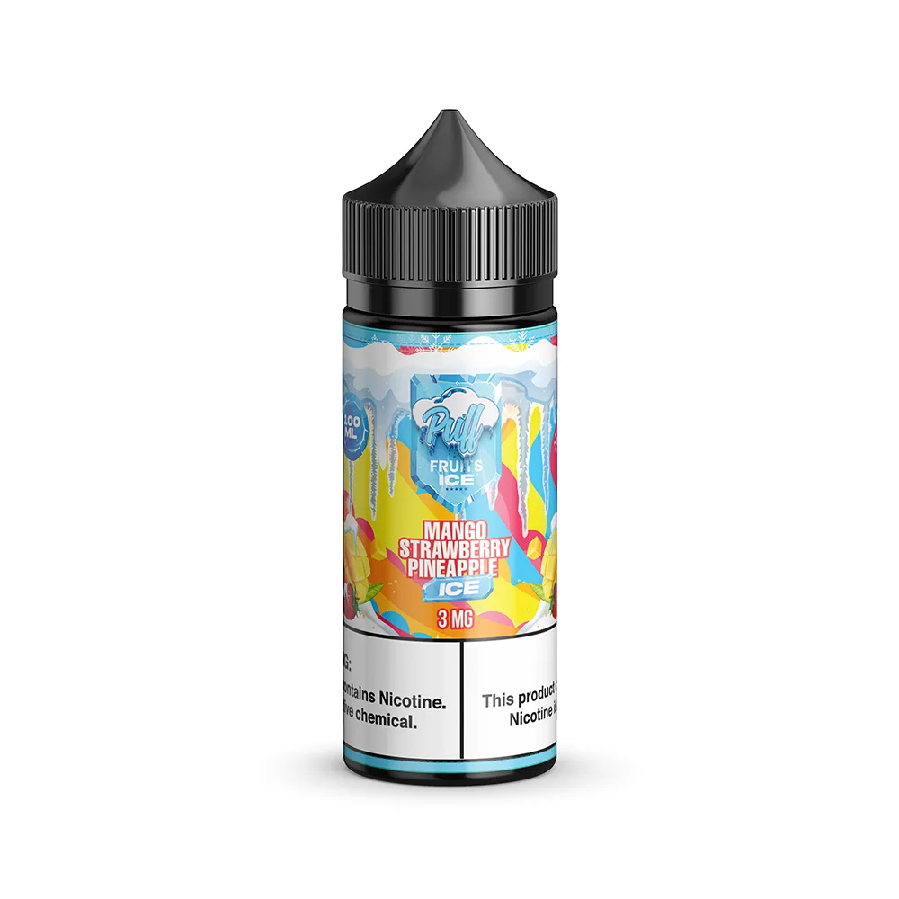 Mango Strawberry Pineapple Ice by Puff Brands Fruits Ice Series 100mL