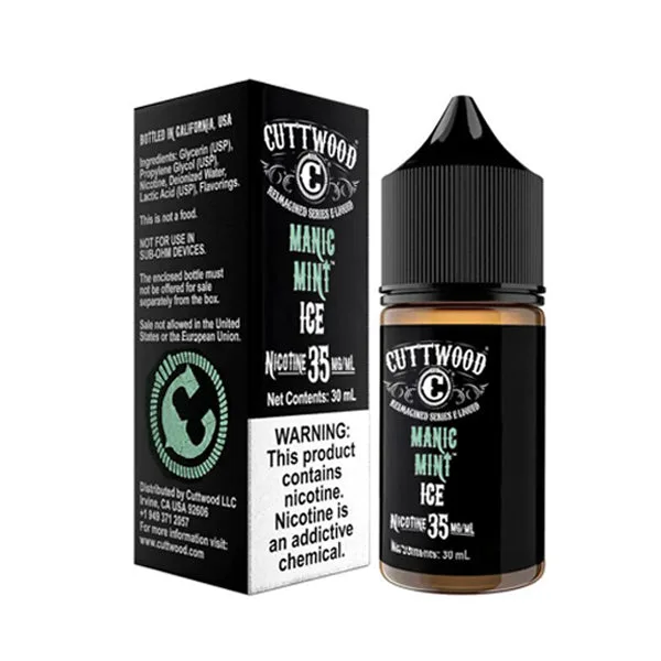 Manic Mint Ice Cuttwood Salts 30mL