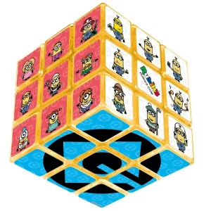 Megahouse Minions Rubiks Cube Puzzle 3x3 Fun Toy for Kids and Fans