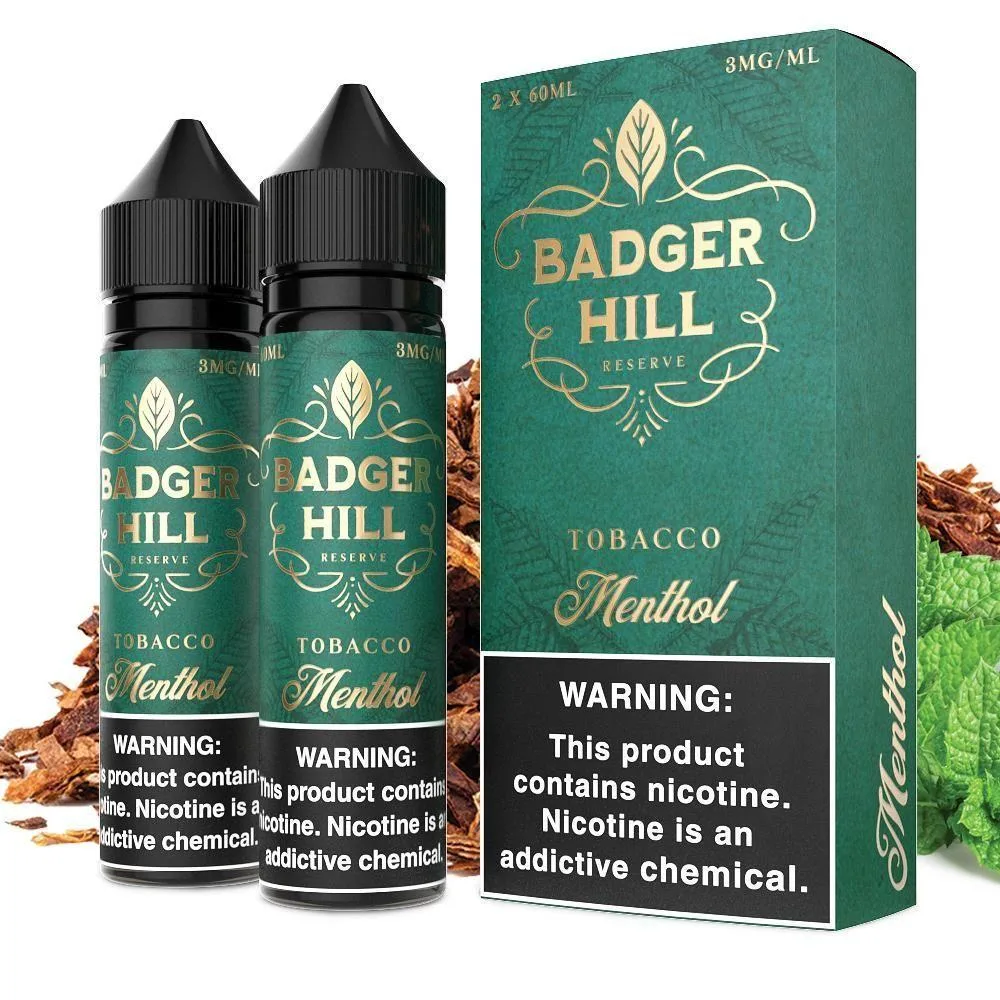 Menthol Badger Hill Reserve 120mL
