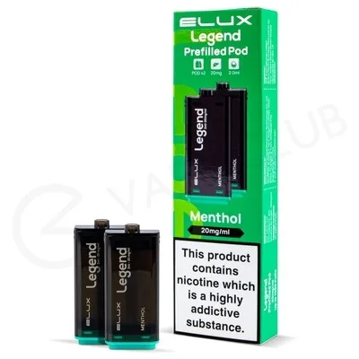 Menthol Elux Legend 1500 2in1 Prefilled Pods