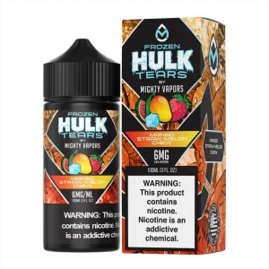 MIGHTY VAPORS x HULK TEARS - FROZEN MANGO STRAW MELON CHEW 100ML