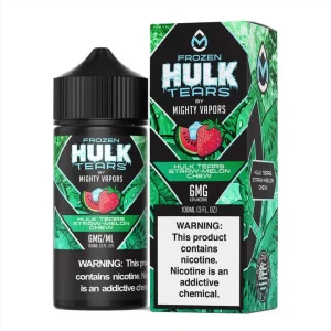 MIGHTY VAPORS x HULK TEARS - FROZEN STRAW MELON CHEW 100ML