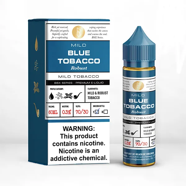 Mild Robust Blue Tobacco by Glas BSX TFN 60mL