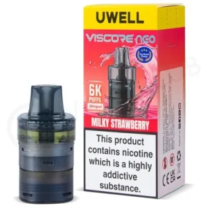 Milky Strawberry Uwell Viscore Neo Refill Pod