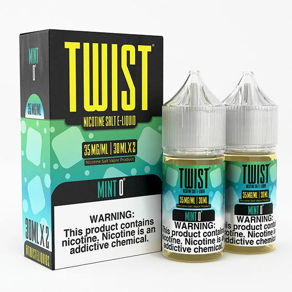 Mint 0° by Twist E-Liquid Salts Series 30mL 2-Pack