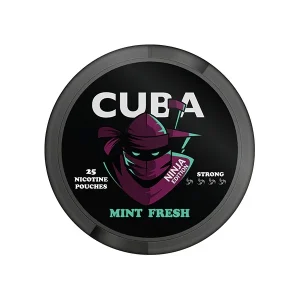 Mint Fresh CUBA Ninja Nicotine Pouches (25 pouches/box)