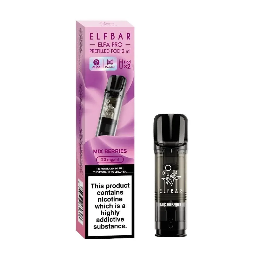 Mix Berries Prefilled Pods Elfa PRO Series by Elf Bar (2 x 2ml)