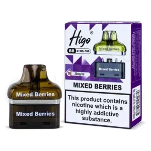 Mixed Berry Higo BB 4000 Refill Pods