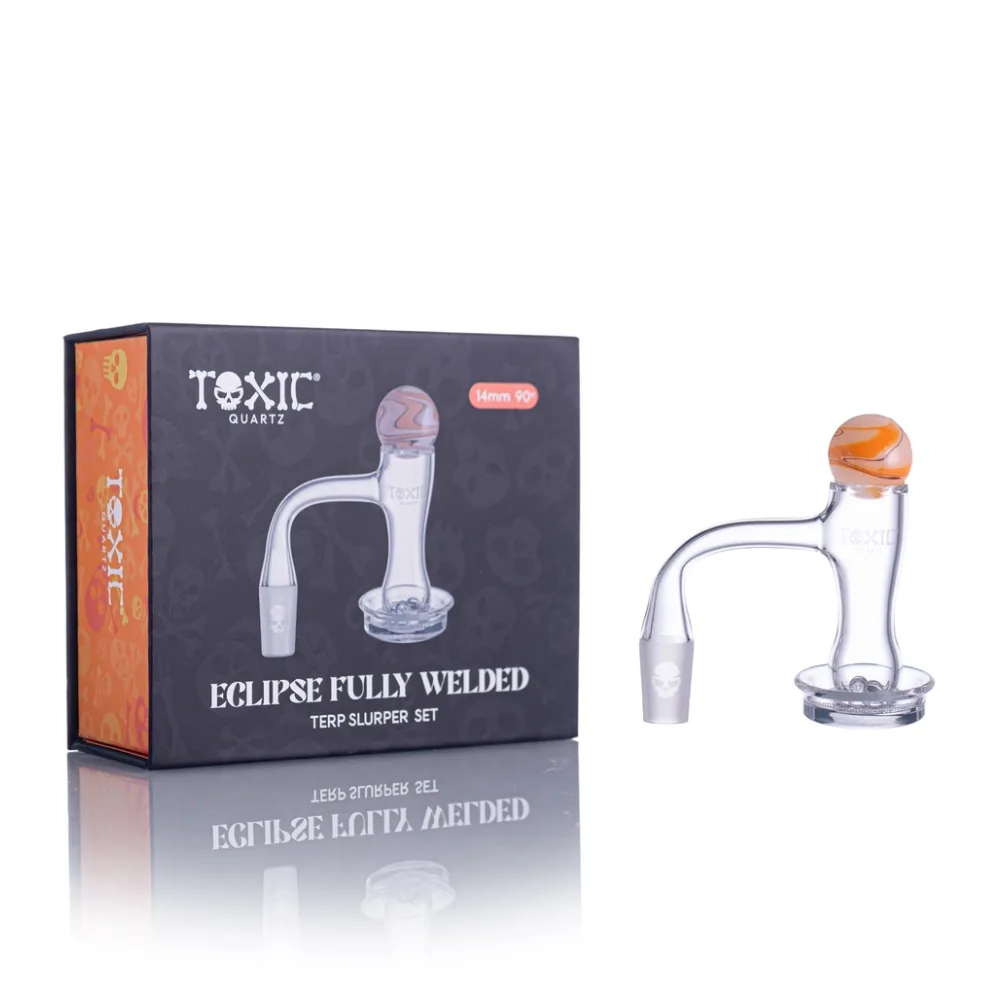 MKGlass (Banger) TXQB17 Toxic 14MM 90° Eclipse Fully Welded Terp Slurper Set
