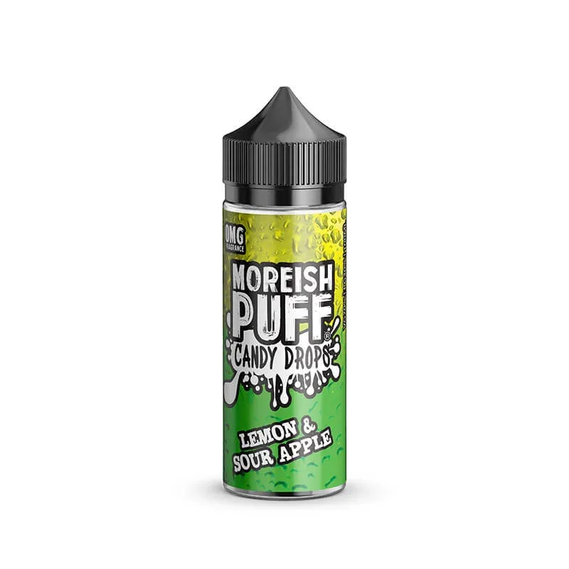 Moreish Puff Candy Drops Lemon & Sour Apple 100ml Shortfill E-Liquid