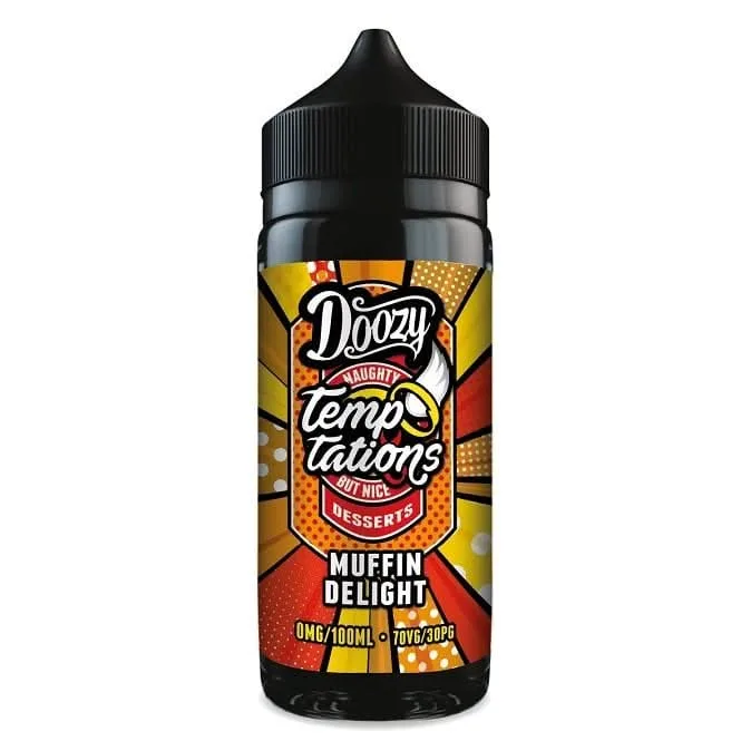 Muffin Delight Shortfill E-Liquid Temptations Series by Doozy Vape Co (50ml)