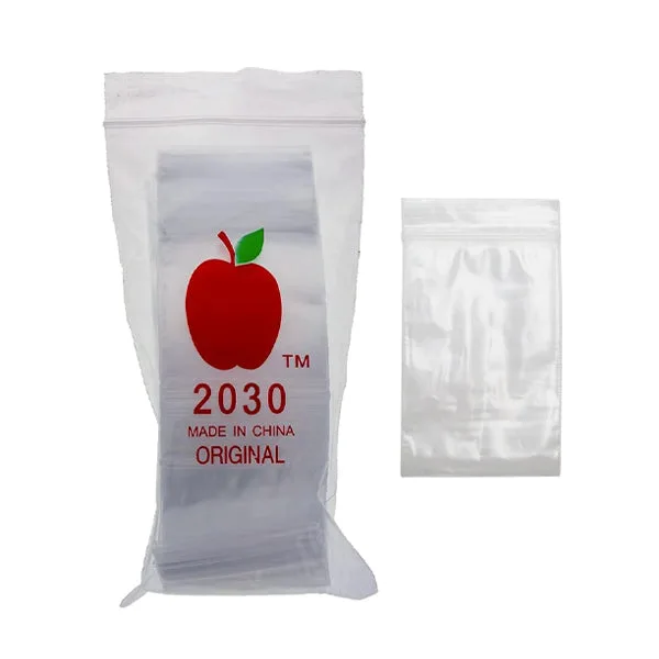 Non branded (Accessories)(1-Pack 100ct) BG5 Medium Apple Baggies – Size 2030