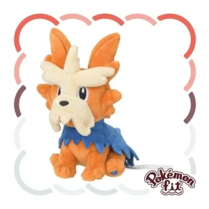 Official Pokemon Fit Herdier Plush - Soft, Collectible Pokemon Toy